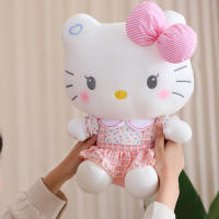 Muñeca De Peluche Sanrio Hello Kitty Anime Suave Almohada Regalo De Cumpleaños Para Niñas Muñeco De Hello Kitty Kawaii De Plushier - details 6