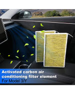 Filtro De Aire Para Coche Tesla Condicionador De Aire Cabina Con Carbón Activado Reemplazo Para Tesla Model 3 Model Y 2 Piezas - details 5