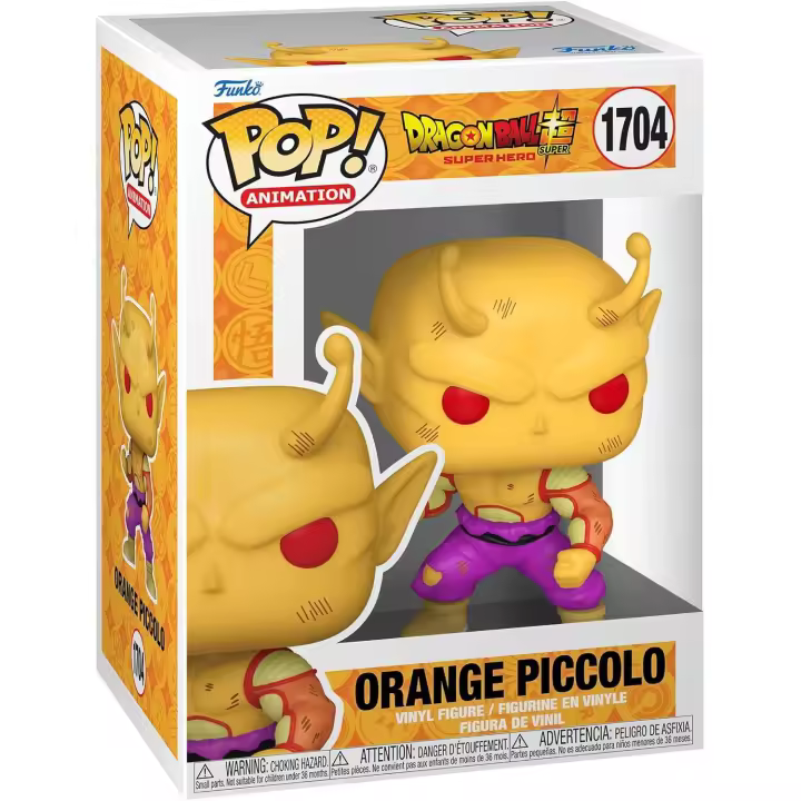 Funko Pop! 1704 Animation: DBSSH - Orange Piccolo - Dragon Ball Super Super Hero - Figura de Vinilo Coleccionable - Idea de Regalo- Mercancia Oficial - Juguetes para Niños y Adultos - Anime Fans - 1
