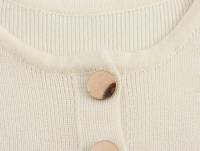 Vestido Elegante Para Mujer TRAFZA De Punto Sólido Con Cuello Redondo Sin Mangas Slim Midi Con Bolsillos Para Oficina Estilo Lady - details 16