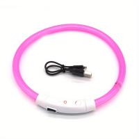 Collar De Brillo Para Perros Ajustable Recargable Por USB Seguridad Nocturna Collar Luminoso Para Paseos Nocturnos - details 9