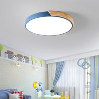 Iluminación LED Plafón LED Redondo de Madera de 18W y 32cm, Luz fría y Luz Cálida opcional Luz 18W circular de Madera Ø 320 mm CCT seleccionable semi-Dari - details 2