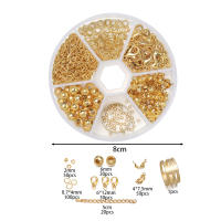 Kit De Joyería DIY Con 261 Piezas Cierre De Langosta Conectores Anillos De Salto Bolas De Crimpado Para Creación De Joyas - details 2
