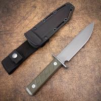 Cuchillo De Caza Portátil Con Hoja D2 Y Mango G10 Alta Dureza 0006 Herramienta Táctica De Camping EDC Con Funda Kydex - details 1