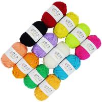 12Pcs Hilo De Acrílico Para Tejer Inicio Ideal Para Proyectos Pequeños Y Manualidades Para Niños Material Polyester - details 9