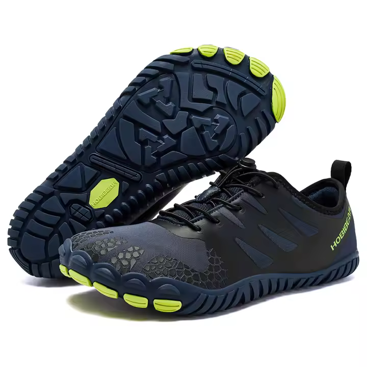 Zapatillas De Paseo Al Aire Libre HOBIBEAR Para Unisex Con Cordones Elásticos Y Suela De Goma Zapatos Minimalistas De Tela De Algodón Y Cuero Artificial Para Primavera/Otoño - 1