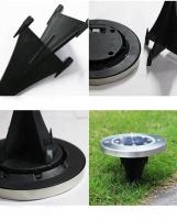 LILI HOME ☀️ Apliques Solares de Suelo LED - Luz Blanca 📍 Fácil instalación: Incluye un soporte con estaca para clavar en la tierra, ideal para jardines, caminos o senderos. - details 1