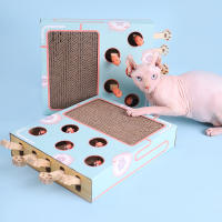Juguete Interactivo Para Gatos Caixa Juego De Laberinto Educativo Con Ratoncillos Divertido Y Desafiante Con Rascador 3 En 1 - details 8