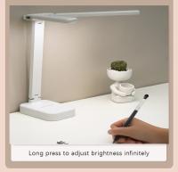 Lámpara De Escritorio LED Recargable Por USB Con 3 Niveles De Iluminación Toque Plegable Protección Ocular Para Dormitorio Luz De Escritorio - details 6