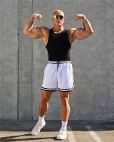Shorts Deportivos Para Hombre Doble Capa Malla Secado Rápido Entrenamiento Verano Fitness Casual Transpirable Shorts - details 11