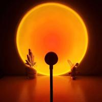 Lámpara De USB Luz De Atardecer Ambiente Nocturno Para Decoración De Habitación Y Fotografía Selfie Luz De Escena Para Teléfono Móvil Regalo - details 0