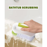 Cepillo De Limpieza Con Cepillo Rígido Y Flexible Durable Mano Cómoda Y Antideslizante Para Baño Duchas Lavabo Alfombras Pisos - details 9