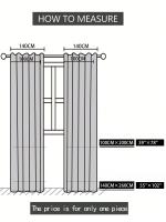 Cortinas Blancas De Encaje Florido Sheer Para Sala De Estar Y Dormitorio Voile Translúcida De Poliéster 100% Con Grommets - details 3