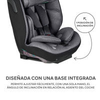 Ms Babyworld BARI I-Size - Silla de Coche Isofix y 1 posición de reclinado, Grupo 1/2/3, 9-36 Kg ó 75-150cms, Normativa R129, Protectores Laterales, Top Tether, Ajustar con una Mano, Easy Grow System - details 4