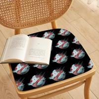 Almohadilla De Silla Suave Para Comedor Patio Oficina Interior Estilo Moderno Tamaño 40x40cm/45x45cm/50x50cm Con Cuerda No Desmontable Y Lavable De Peluche Poliéster Para Adultos Con Diseño De Películas G-Ghostbusters Frozen E-Empire - details 6