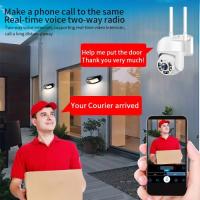 Cámara de vigilancia WiFi para exteriores, wifi de 2MP 5G, Audio bidireccional, visión nocturna, seguridad para el hogar IP66, resistente al agua - details 1