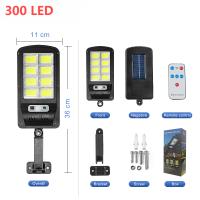 Lámpara Solar LED De Alta Potencia Para Exteriores Con Control Remoto 3 Modos Impermeable Para Jardín Y Calle Puerta De Control Solar Potente Luz Solar Exterior - details 21