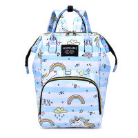 Mochila De Maternidad Con Estampado De Dibujos Animados Gran Capacidad Para Almacenamiento De Botellas De Bebé Y Diaper Bolsa De Moda Para Mujeres Con Mochila Suave Y Cinturón De Aire - details 18