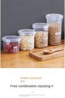 Caja De Almacenamiento Sellada Para Cocina 4Pcs Gran Capacidad Transparente Organizador De Alimentos Plástico a Prueba De Humedad Jars Para Granos - details 8
