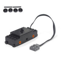 Nuevos Bloques De Construcción Compatible Con 88002 Motor De Tren Cuatro Ruedas Compatible Con Legos Accesorio De Modelo Orbital Motor Regalo Para Adultos Unisex - details 2