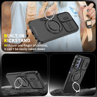Funda Protectora De 360 Grados Para Samsung A13 A14 A15 A23 A25 A54 5G Con Soporte De Cámara Y Anillo Fuerte Cubierta Rígida Antigolpes - details 7