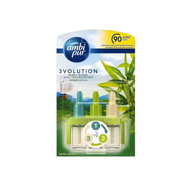 Ambi Pur  3Volution recambio ambientador Tatami Japonés 1 ud EL PRECIO INCLUYE 5 UNIDADES - 1