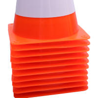 Cono Reflector De Alta Visibilidad Para Tráfico Y Parkings 1Set=10Pcs Stake De Barriada No Parking Material PVC - details 5