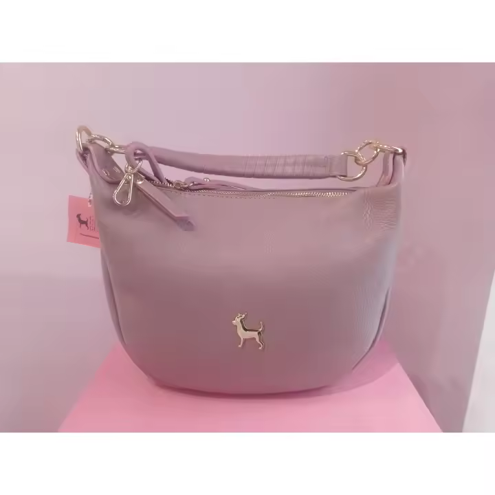 Bolso Chiguagua Piel Rosa Patrizia , Ref: CHB24195-1 - 1