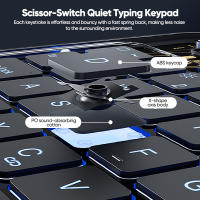 Teclado Mágico Para iPad Air 6 13 Pulgadas Y pro 11 pro 12.9 Compatibles Con Generaciones 3 4 5 6 Cubierta De Protección - details 10
