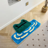 Alfombra De Sapo Antideslizante Gruesa Para Hogar Sala De Estar Entrada Baño Tapete De Piso Resistente Al Desvanecimiento Con Patrón Animal Para Adultos - details 4