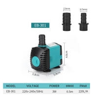 Bomba De Agua Submersible Ultra-Silenciosa Para Piscina Acuário Y Tanque De Peixes 3W 6W 10W 15W 25W 110V/240V Con Filtro - details 10