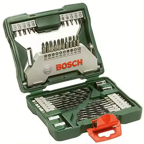 Bosch 43 uds. Set de puntas de atornillar y brocas X-Line (para madera y metal, accesorios para taladro y destornillador) - 1