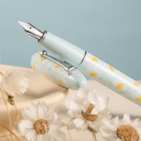 Hongdian C3 Pluma Fuente De Metal Serie Pintura a Óleo Natural Con Punta EF F Para Escritura En Oficina Y Escuela Regalo De Lujo Exquisito - details 0