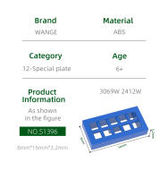 Bloques De Construcción Compatible Con Legos Wange 452Pcs 1x2 Tile 2Holes behind the Grid Moc Accesorios De Color Para DIY Juguete Para Niños - details 3