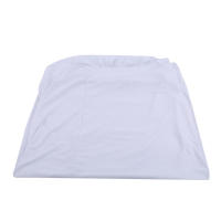 Mantel Redondo De Spandex Blanco Para Bodas Y Fiestas Cubierta De Mesa Elástica Para Bar Y Hotel Diámetro 55 Cm - details 5