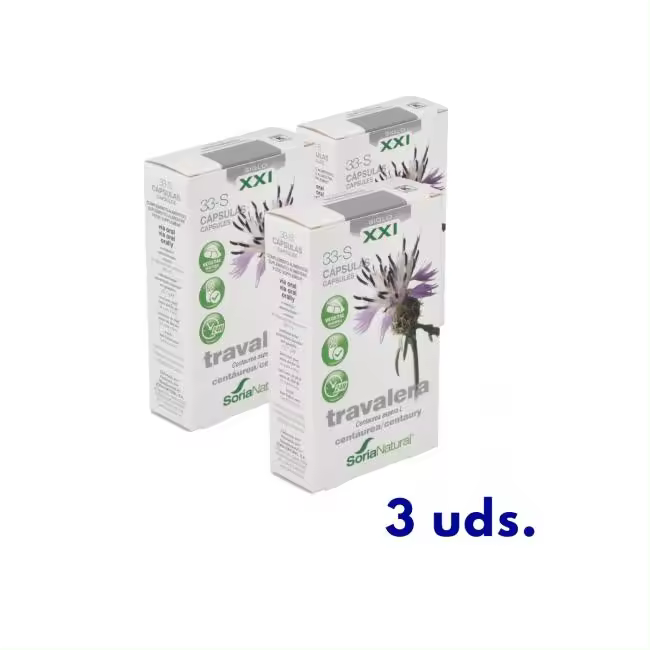 Soria Natural Pack 3 Travalera XXI 33-S 30 Capsulas - 1