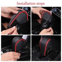 Cubierta De Manija De Cambio De Velocidades Para Coche Antideslizante Accesorios Interiores De Protección Para Manillar De Cambio - details 1