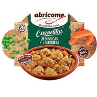 Cazuelita de Albóndigas a la Jardinera 415g - Sabroso Plato Preparado enlatado - Marca Abricome- regalo cazuelita de barro - details 2