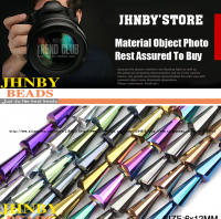 Pendientes De Cristal Austriaco JHNBY En Forma De Torre Con Cuentas Conicas Espigas Cuentas De Vidrio 6*12mm 48pcs Accesorios Para Fabricación De Joyería Pulseras DIY - details 0