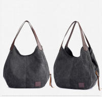 Bolso De Hombro Para Mujer Yogodlns Vintage De Lona Gran Capacidad Bolso Casual Con Manija Nueva Moda Bolso De Compras Para Dama - details 8