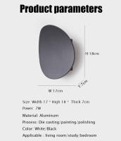 Lámpara De Pared Exterior LED Impermeable En Aleación De Aluminio Para Decoración De Puerta De Garage Patio Y Casa - details 12