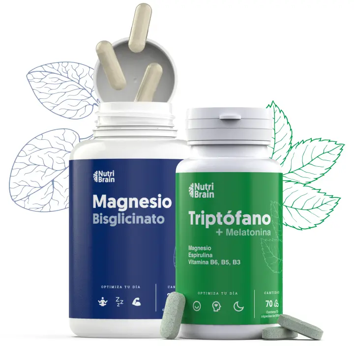 Sueño Reparador y Relajación Total  250 cap Bisglicinato de Magnesio 2.000mg  MAX Absorción, Sin Efectos Laxantes. Triptófano con Melatonina y Espirulina (70 Comprimidos) favorece un sueño reparador y descanso profundo. - 1