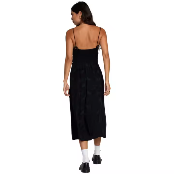Vestido RVCA Invisible Man para mujer en color negro - 1