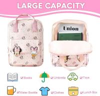 Mochila Infantil con Dibujos Animados de Minnie Mouse o Pata Daisy– Mochila Escolar Impermeable para Niños y Niñas de 3 a 10 Años, Mochila Guardería Ajustable para Viajes y Colegio - details 3