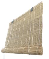 Maxia Market - Estor Enrollable de Bambú Natural para Interiores, Persiana Cortina de Bambú Protección Solar y Privacidad para Ventanas y Puertas, Color Natural - details 0