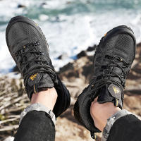 Zapatos De Senderismo Para Hombre HIKEUP No Esmerilados Transpirables Resistentes Al Desgaste Impermeables Para Escalada Y Turismo En Montañas - details 10