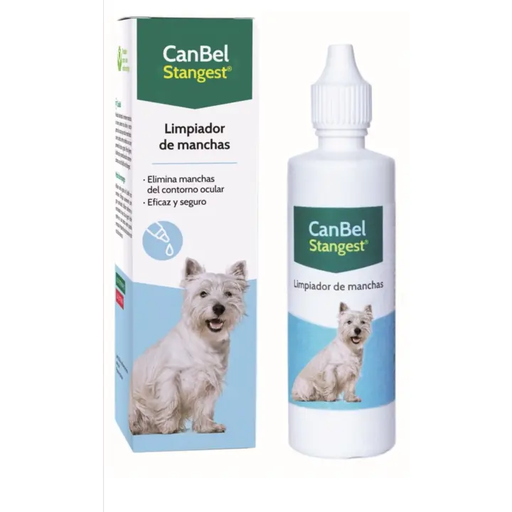 Cantabria Labs Canbel Limpia Ojos Perros y Gatos Blancos Quita Manchas Lagrimeo Embellecedor Bigotes Zona Anal .60ml - 1