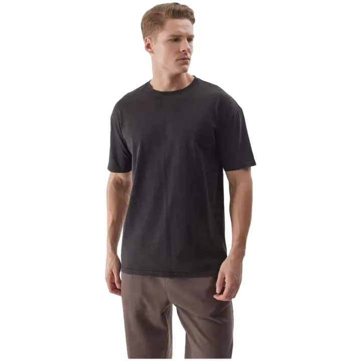 Camiseta de Manga Corta 4F  para hombre en color negro - 1