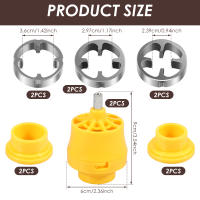 Herramienta De Hacer Tornillos PVC Para Taladro Eléctrico Kit Profesional De Hacedor De Tornillos Con 3 Herramientas De Torno Para Plomería - details 3