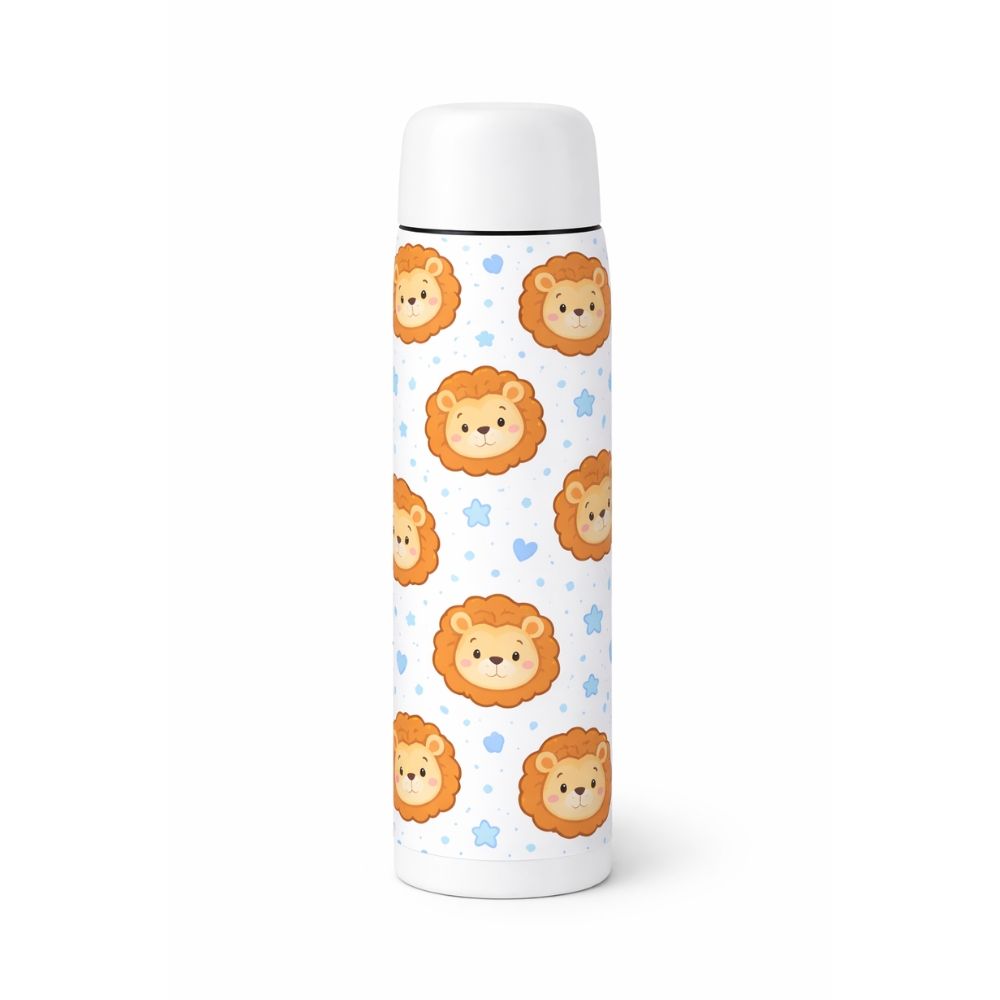 Termo Bebé para Líquidos 500 ml de Acero Inoxidable, (1unidad) Mantiene Temperatura más de 6h calor y 15 h frío, Cierre Hermético y Sistema Antigoteo - Termo para Leche Bebé - Termo para agua para bebé